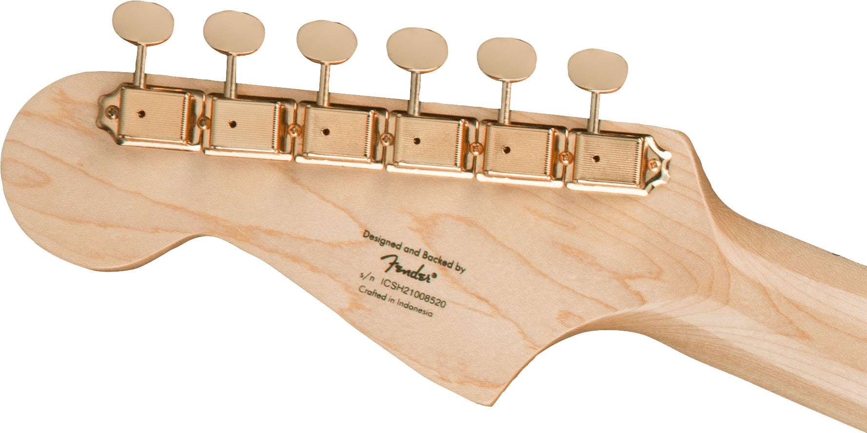 40th Anniversary Jazzmaster®, Gold Edition, Laurel Fingerboard, Gold Anodized Pickguard, Olympic White - Image 7