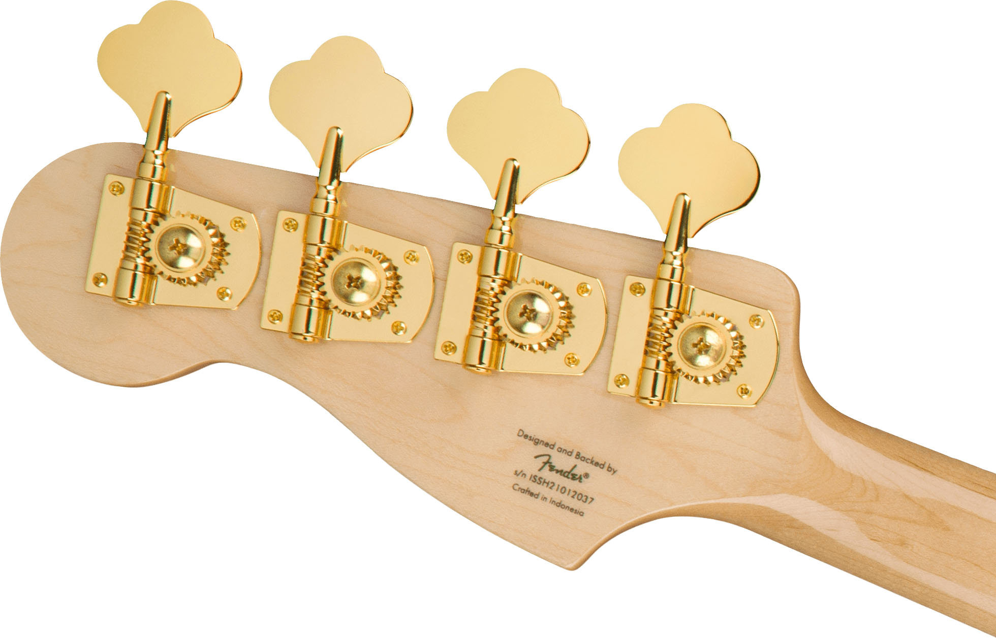 40th Anniversary Precision Bass®, Gold Edition, Laurel Fingerboard, Gold Anodized Pickguard, Lake Placid Blue - Image 7