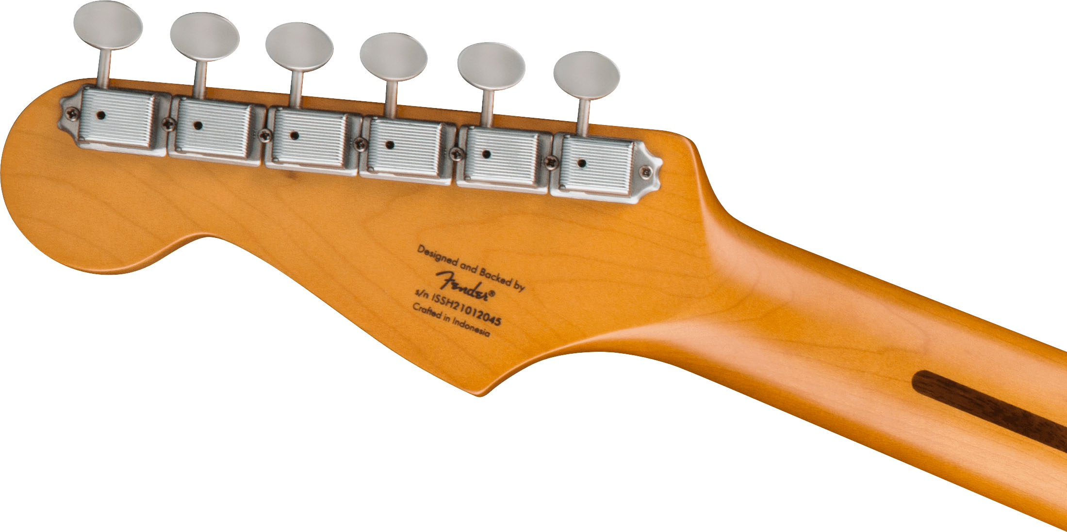 40th Anniversary Stratocaster®, Vintage Edition, Maple Fingerboard, Gold Anodized Pickguard, Satin Sonic Blue - Image 7