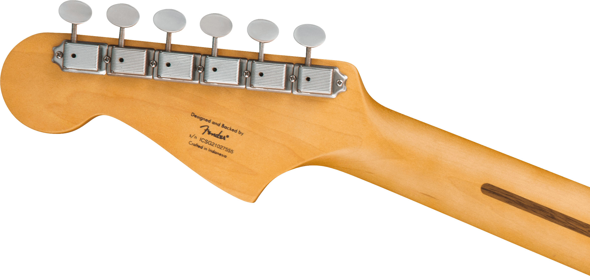 40th Anniversary Jazzmaster®, Vintage Edition, Maple Fingerboard, Gold Anodized Pickguard, Satin Sea Foam Green - Image 7