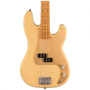 40th Anniversary Precision Bass®, Vintage Edition, Maple Fingerboard, Gold Anodized Pickguard, Satin Vintage Blonde