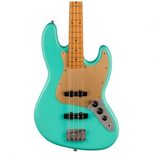 40th Anniversary Jazz Bass®, Vintage Edition, Maple Fingerboard, Gold Anodized Pickguard, Satin Sea Foam Green