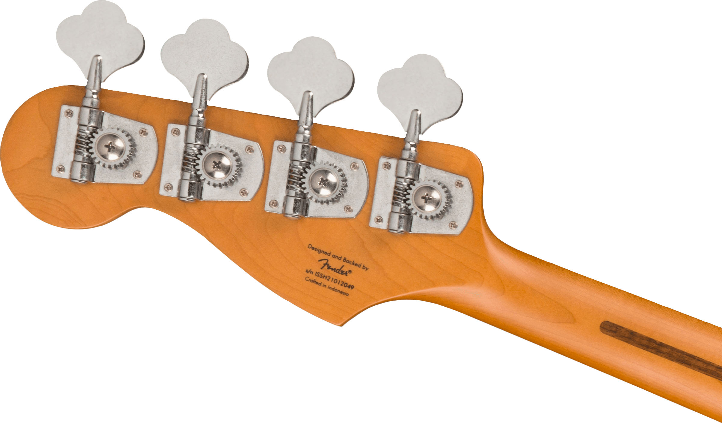 40th Anniversary Jazz Bass®, Vintage Edition, Maple Fingerboard, Gold Anodized Pickguard, Satin Sea Foam Green - Image 7