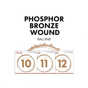Phosphor Bronze Acoustic Guitar Strings, Ball End, 60XL .010-.048 Gauges, (6)