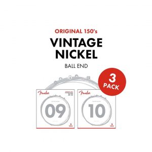 Original 150 Guitar Strings, Pure Nickel Wound, Ball End, 150L .009-.042 Gauges, 3-Pack
