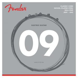 Classic Core Electric Guitar Strings, 255L, Nickel-Plated Steel, Ball Ends (.009-.042)
