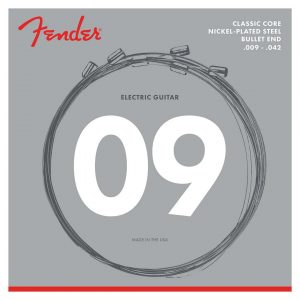 Classic Core Electric Guitar Strings, 3255L, Nickel Plated Steel, Bullet Ends (.009-.042)