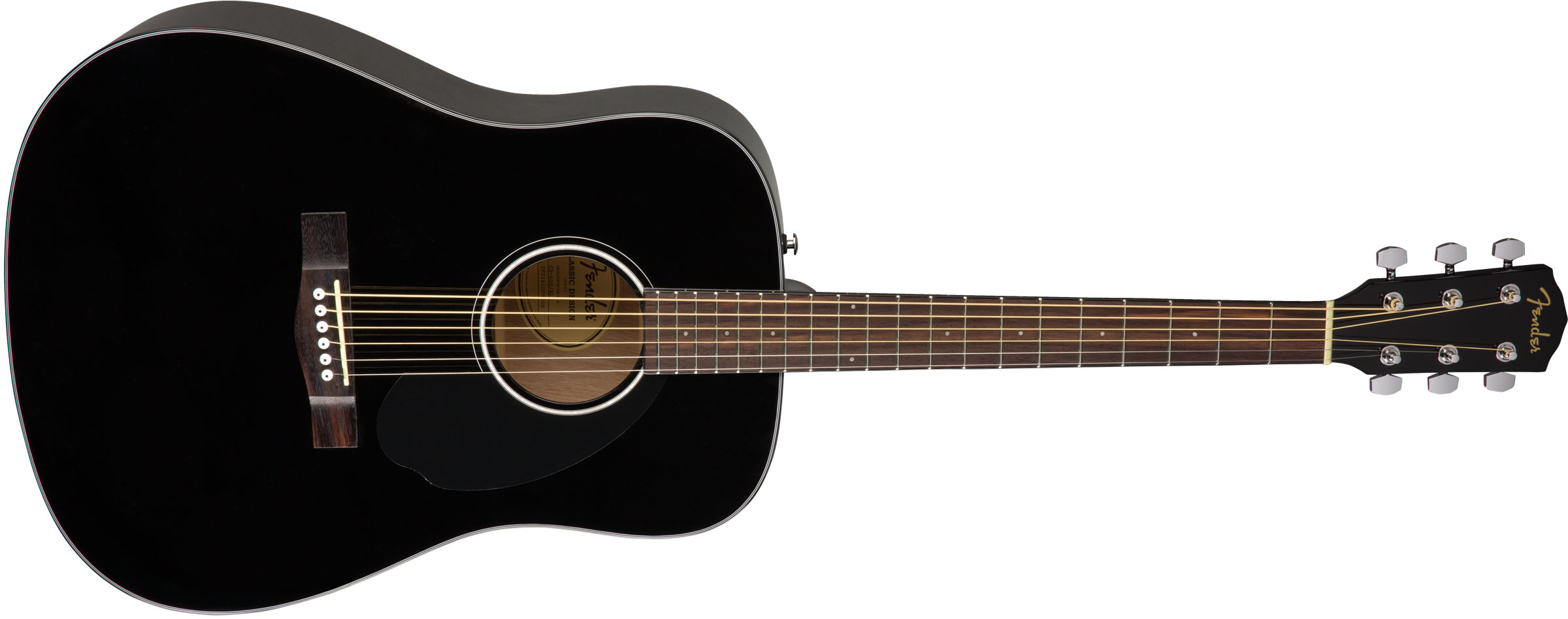 CD-60S Dreadnought, Walnut Fingerboard, Black - Image 4