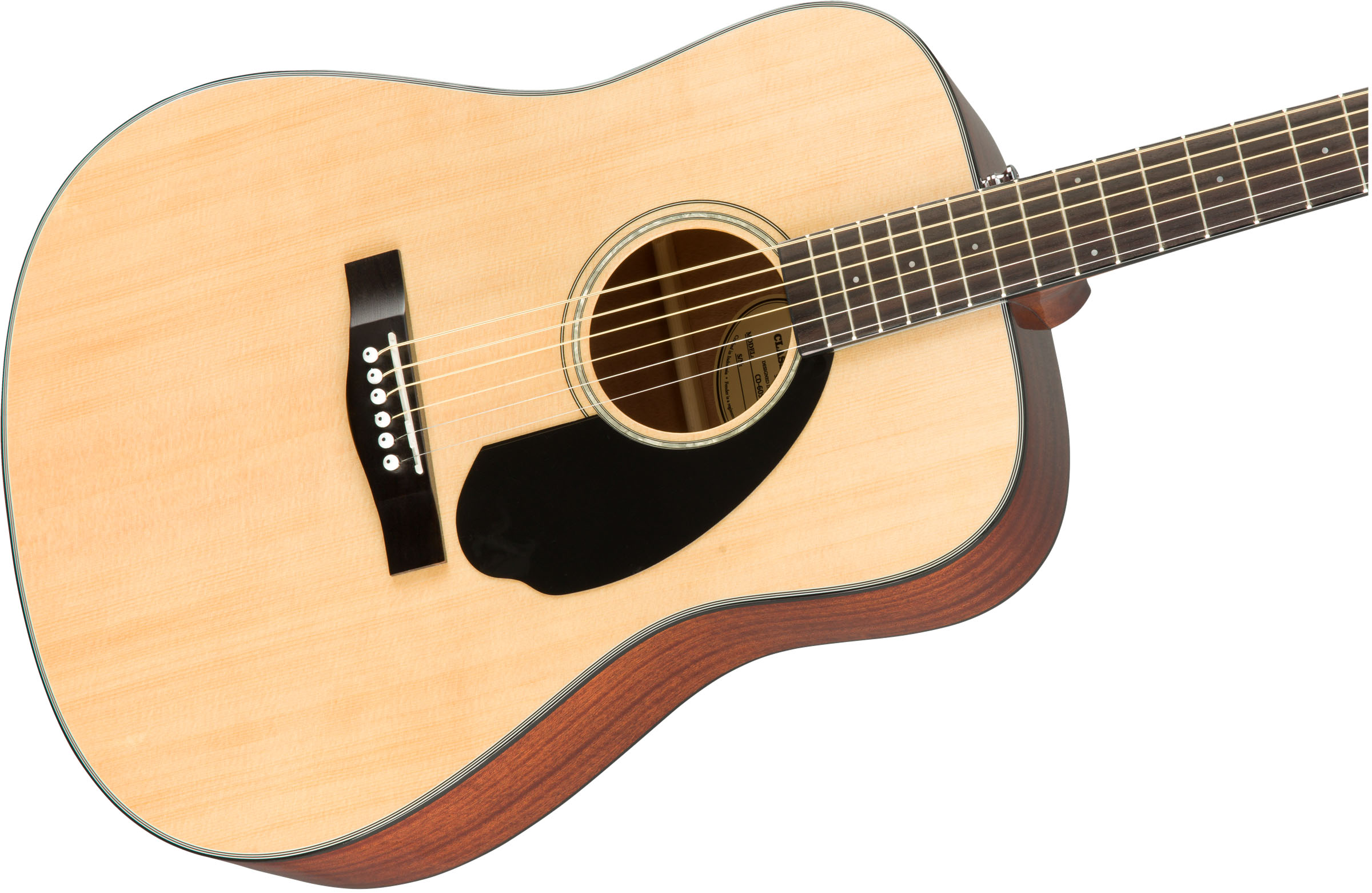 CD-60S Dreadnought, Walnut Fingerboard, Natural - Image 6