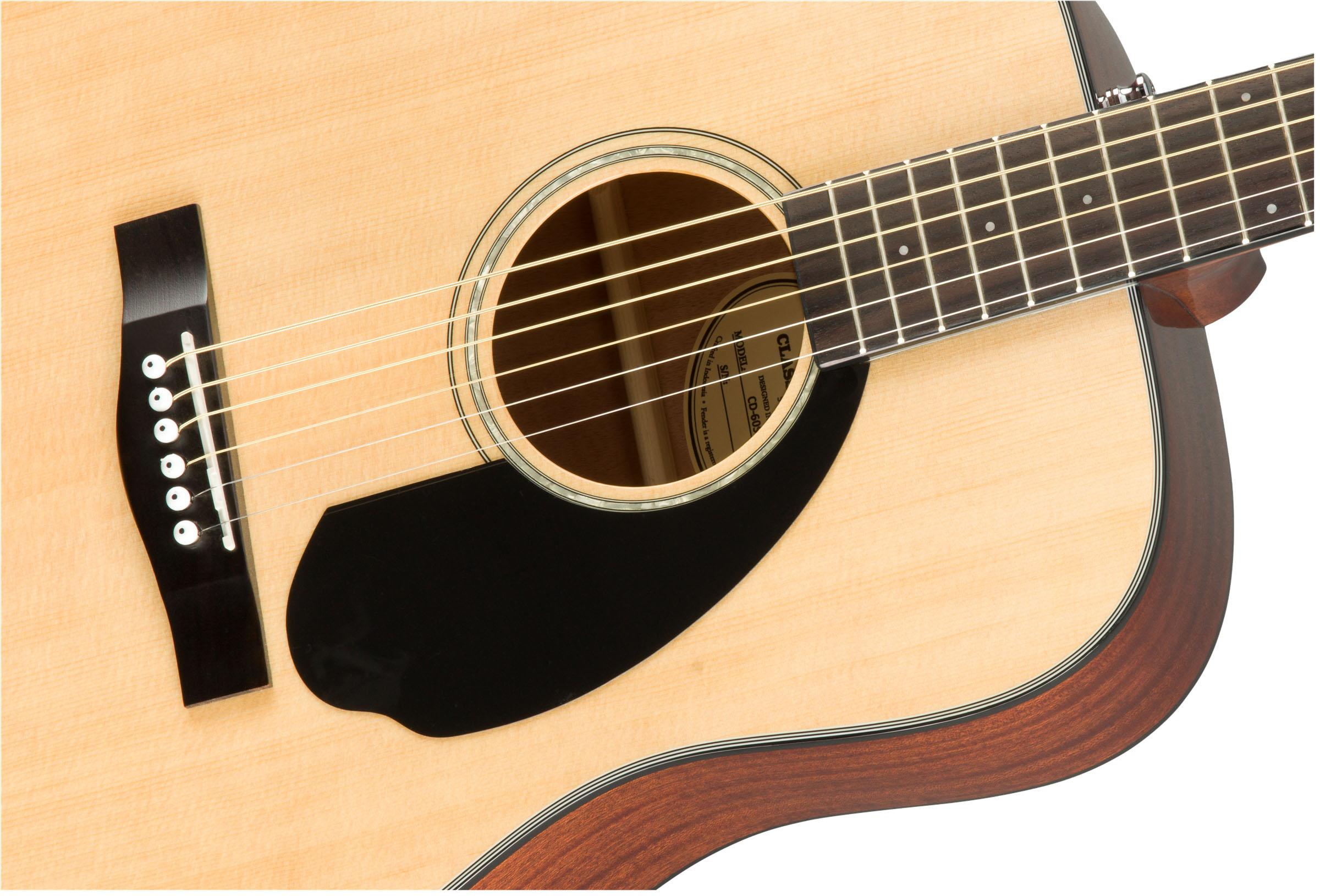 CD-60S Dreadnought, Walnut Fingerboard, Natural - Image 5
