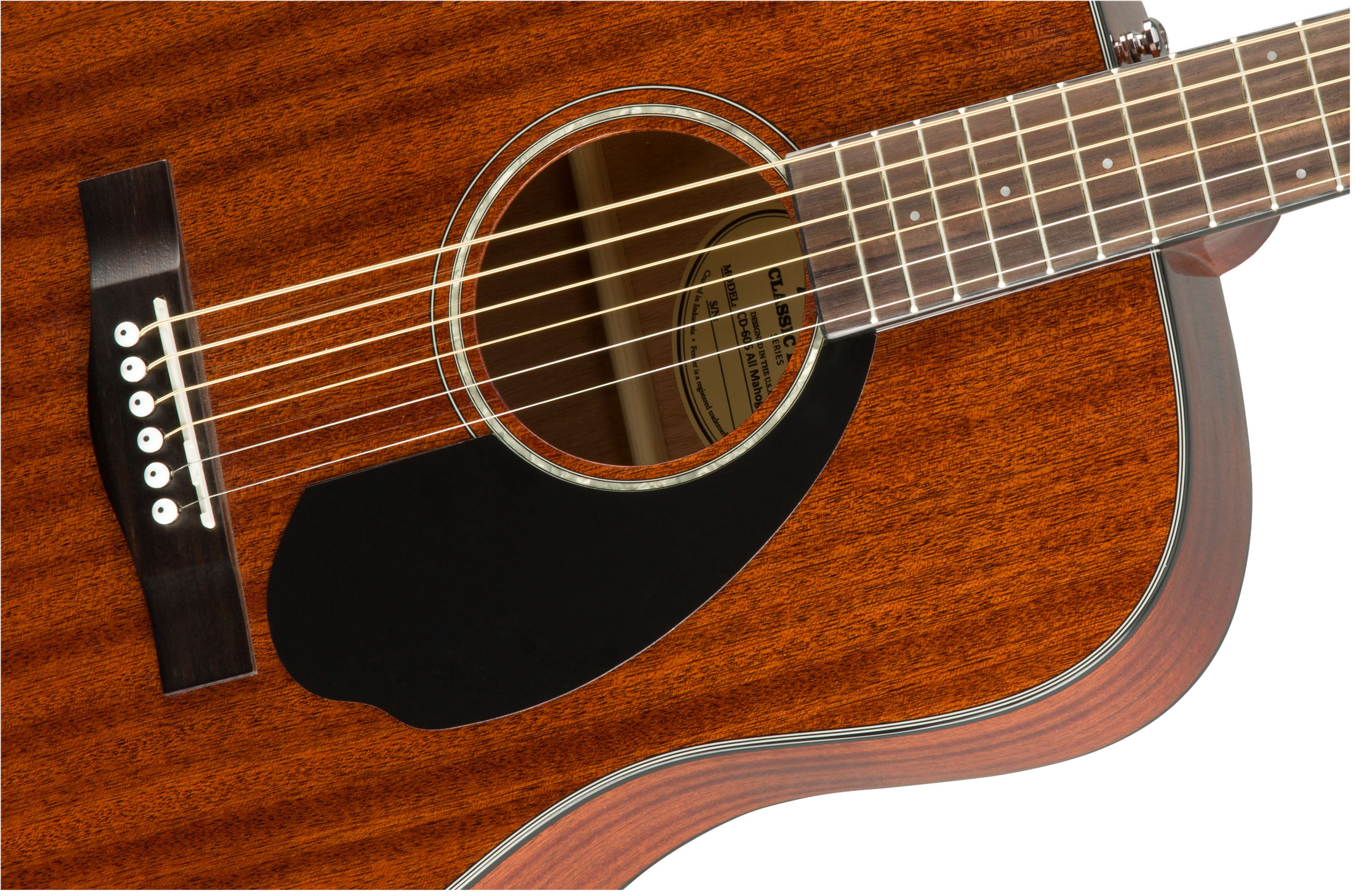 CD-60S Dreadnought, Walnut Fingerboard, All-Mahogany - Image 5