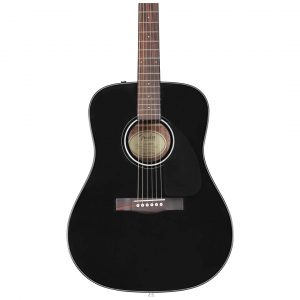 CD-60 Dreadnought V3 w/Case, Walnut Fingerboard, Black