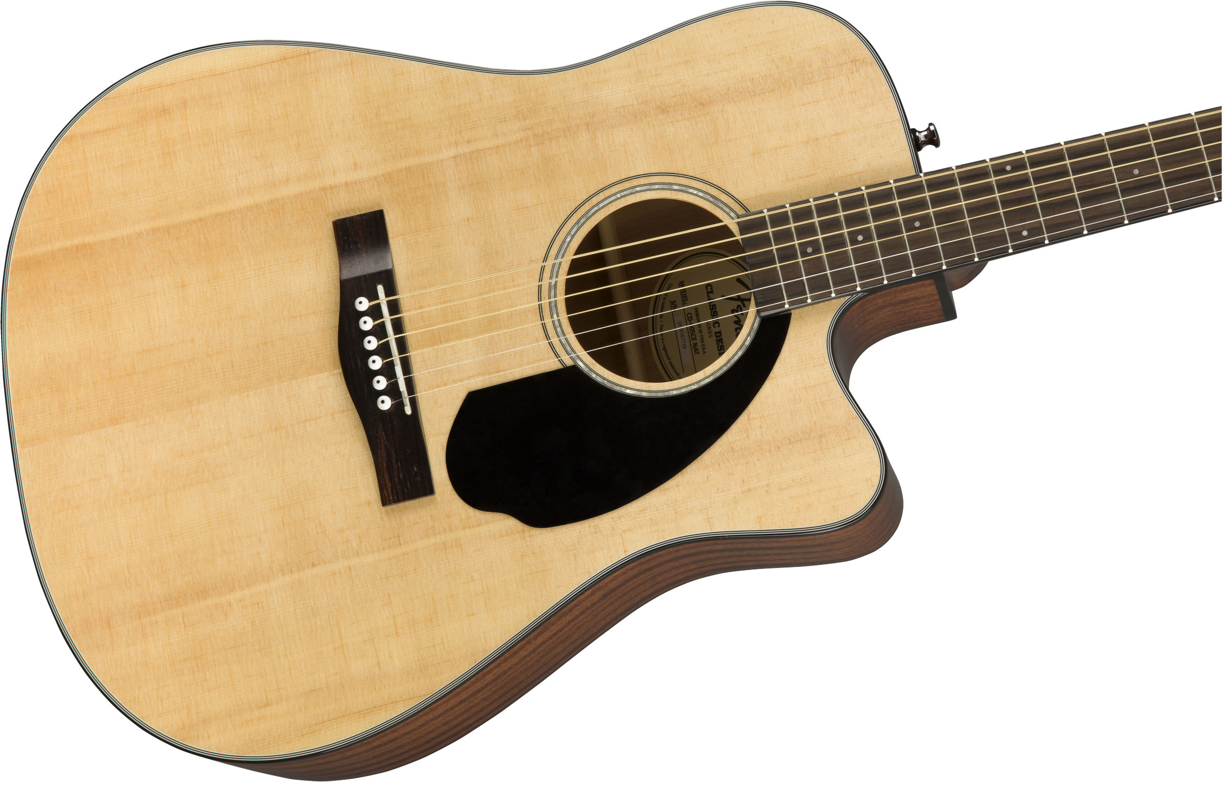 CD-60SCE Dreadnought, Walnut Fingerboard, Natural - Image 5