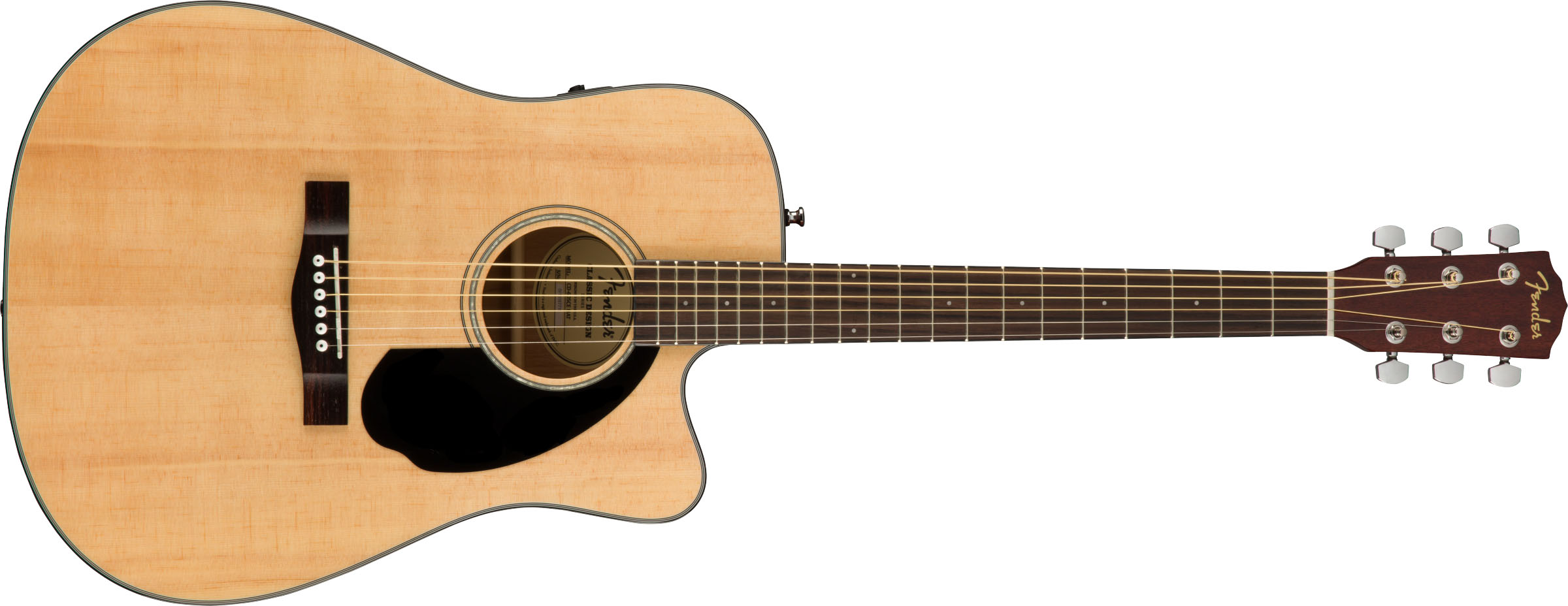 CD-60SCE Dreadnought, Walnut Fingerboard, Natural - Image 2