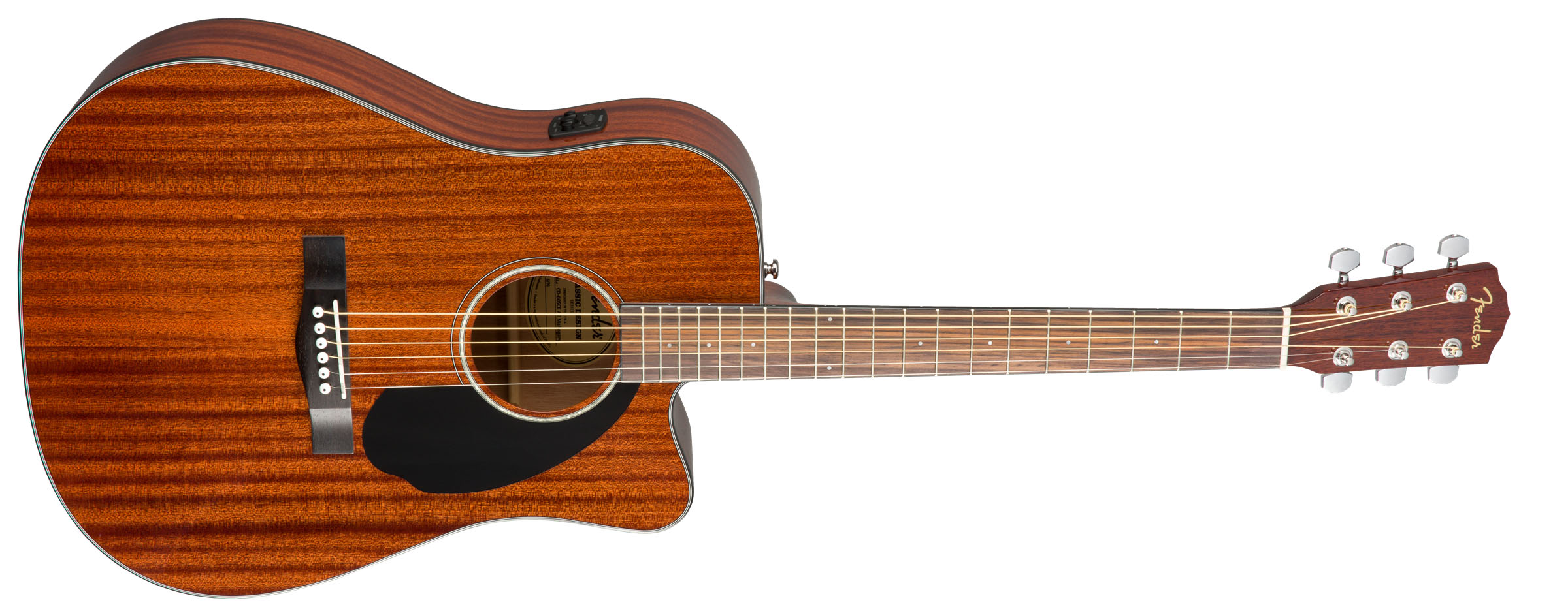 CD-60SCE Dreadnought, Walnut Fingerboard, All-Mahogany - Image 4