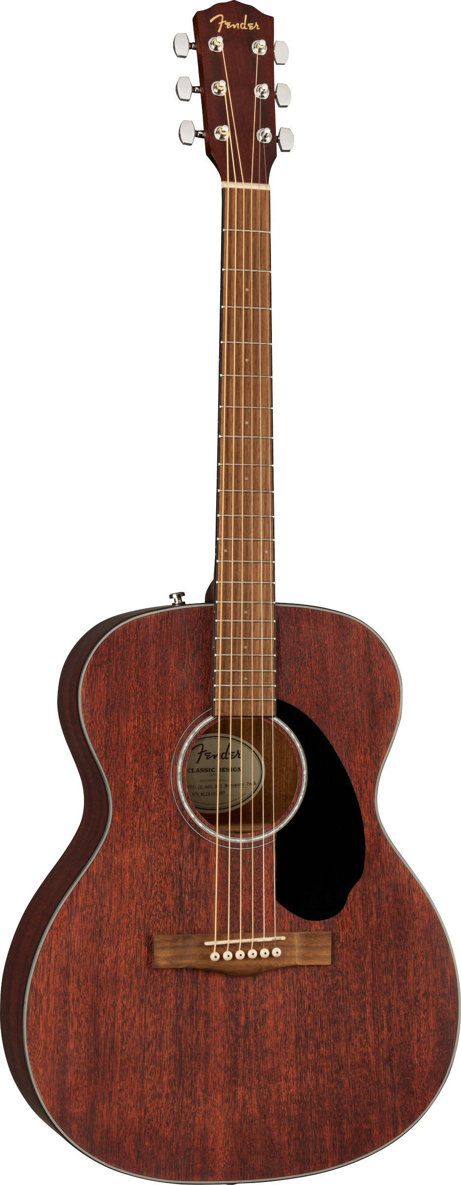 CC-60S All-Mahogany Concert, Walnut Fingerboard, Natural - Image 6
