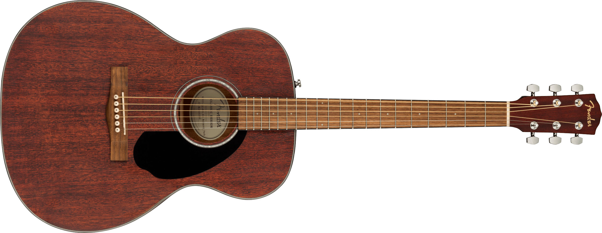 CC-60S All-Mahogany Concert, Walnut Fingerboard, Natural - Image 2