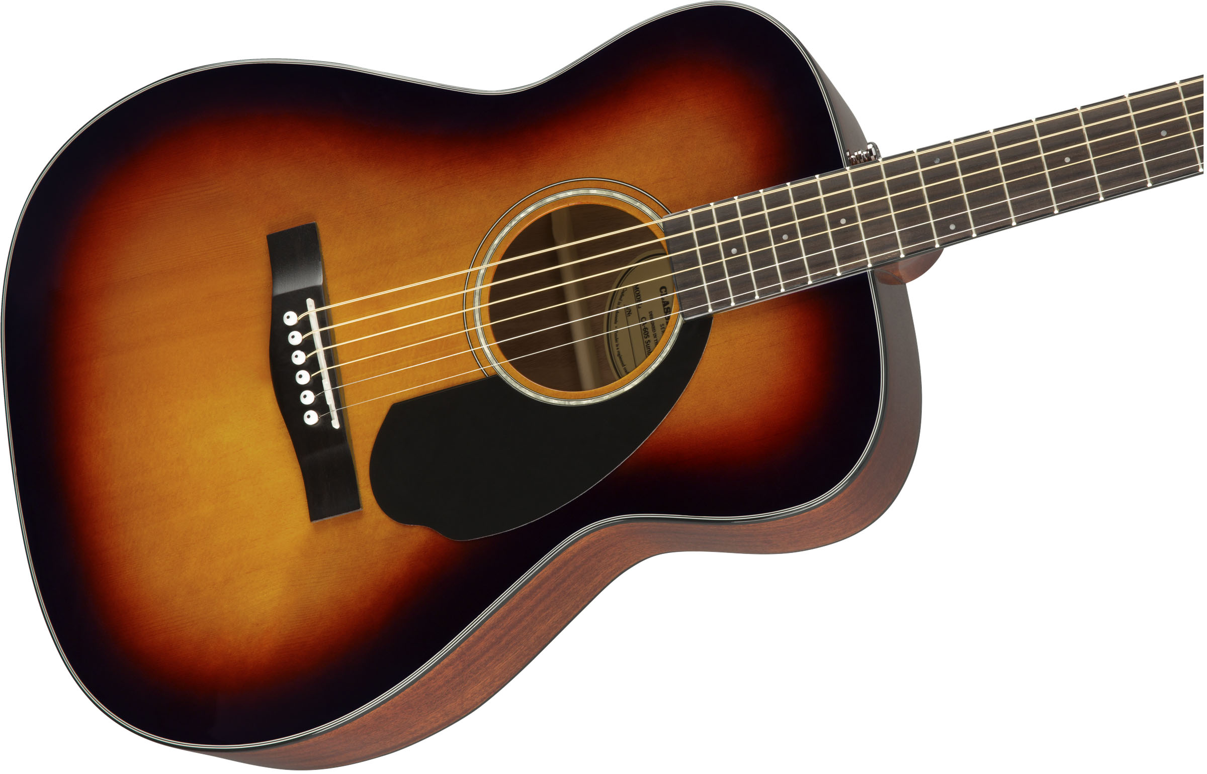 CC-60S Concert, Walnut Fingerboard, 3-Color Sunburst - Image 5