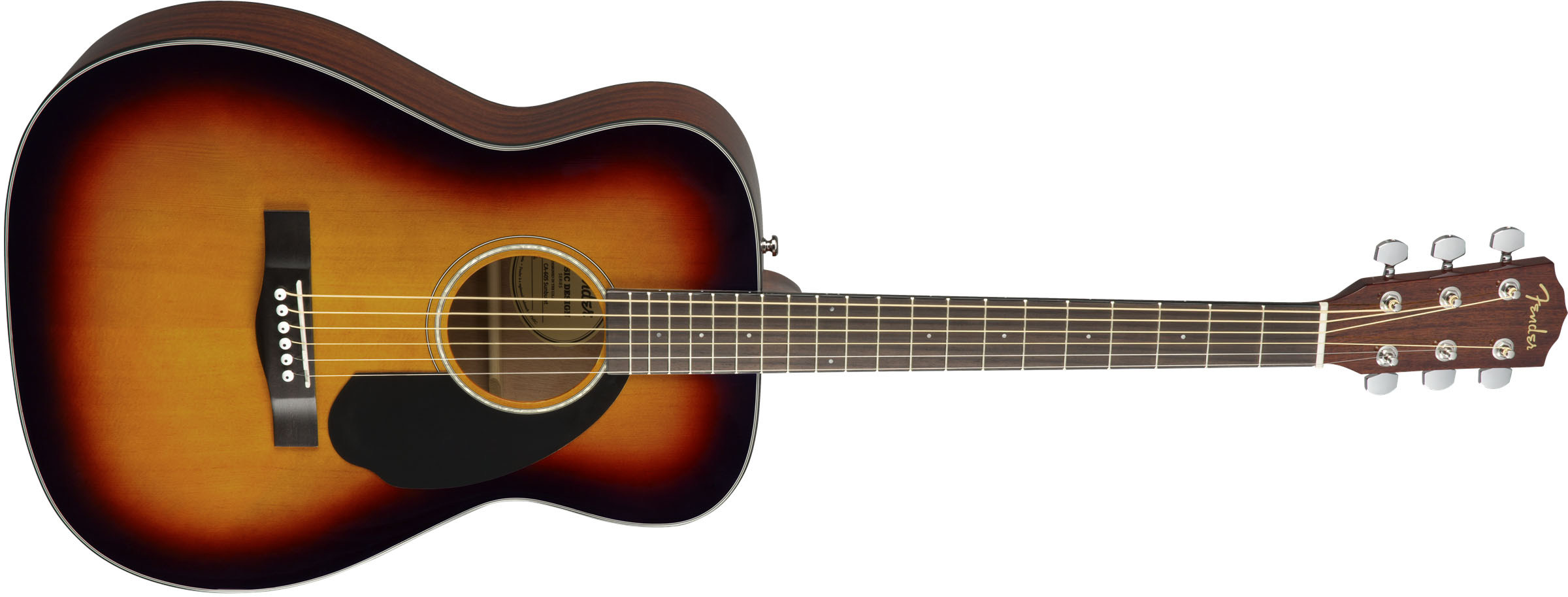 CC-60S Concert, Walnut Fingerboard, 3-Color Sunburst - Image 4