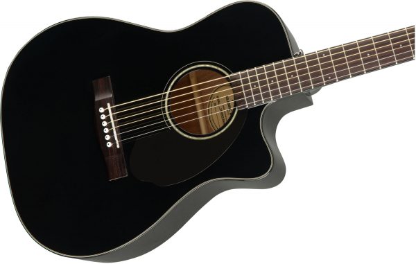 CC-60SCE Concert, Walnut Fingerboard, Black - Image 6