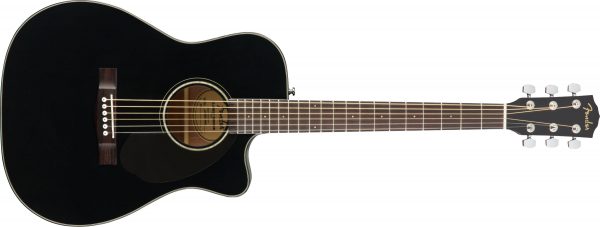 CC-60SCE Concert, Walnut Fingerboard, Black - Image 2