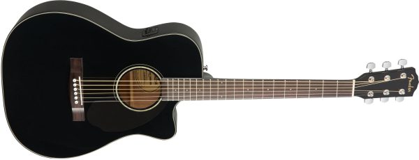 CC-60SCE Concert, Walnut Fingerboard, Black - Image 4