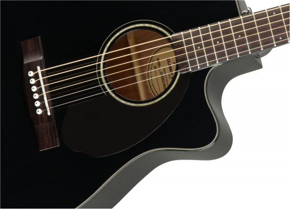 CC-60SCE Concert, Walnut Fingerboard, Black - Image 5