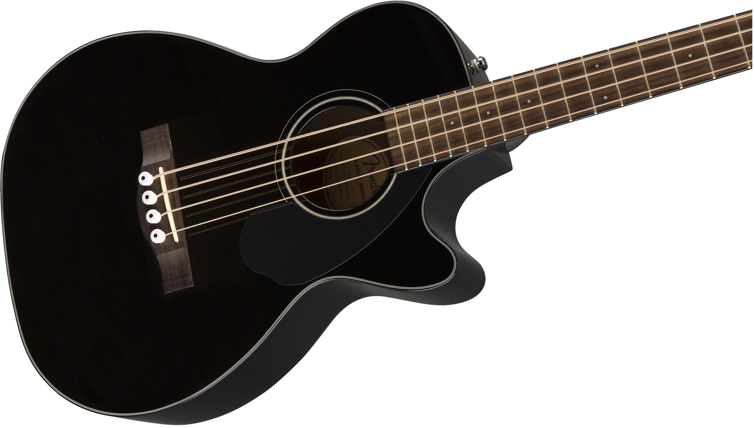 CB-60SCE Bass, Laurel Fingerboard, Black - Image 6