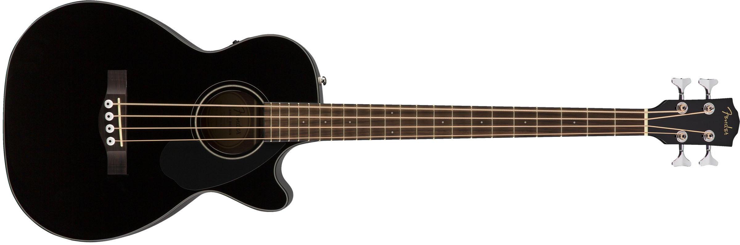CB-60SCE Bass, Laurel Fingerboard, Black - Image 2