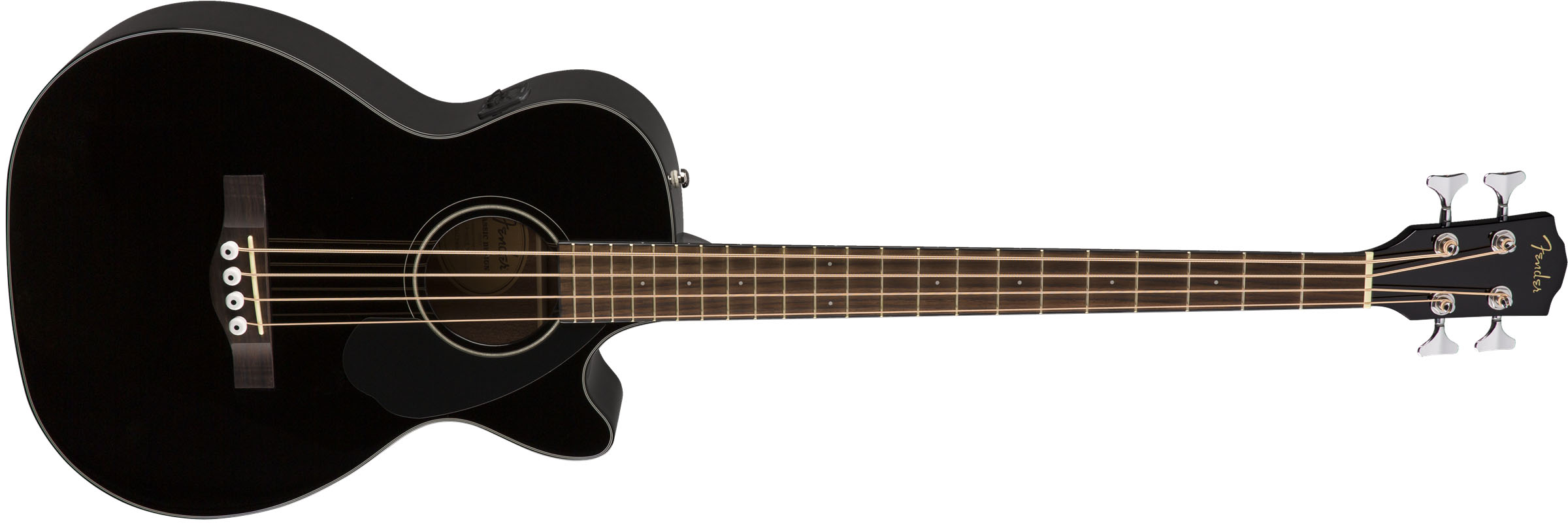 CB-60SCE Bass, Laurel Fingerboard, Black - Image 4