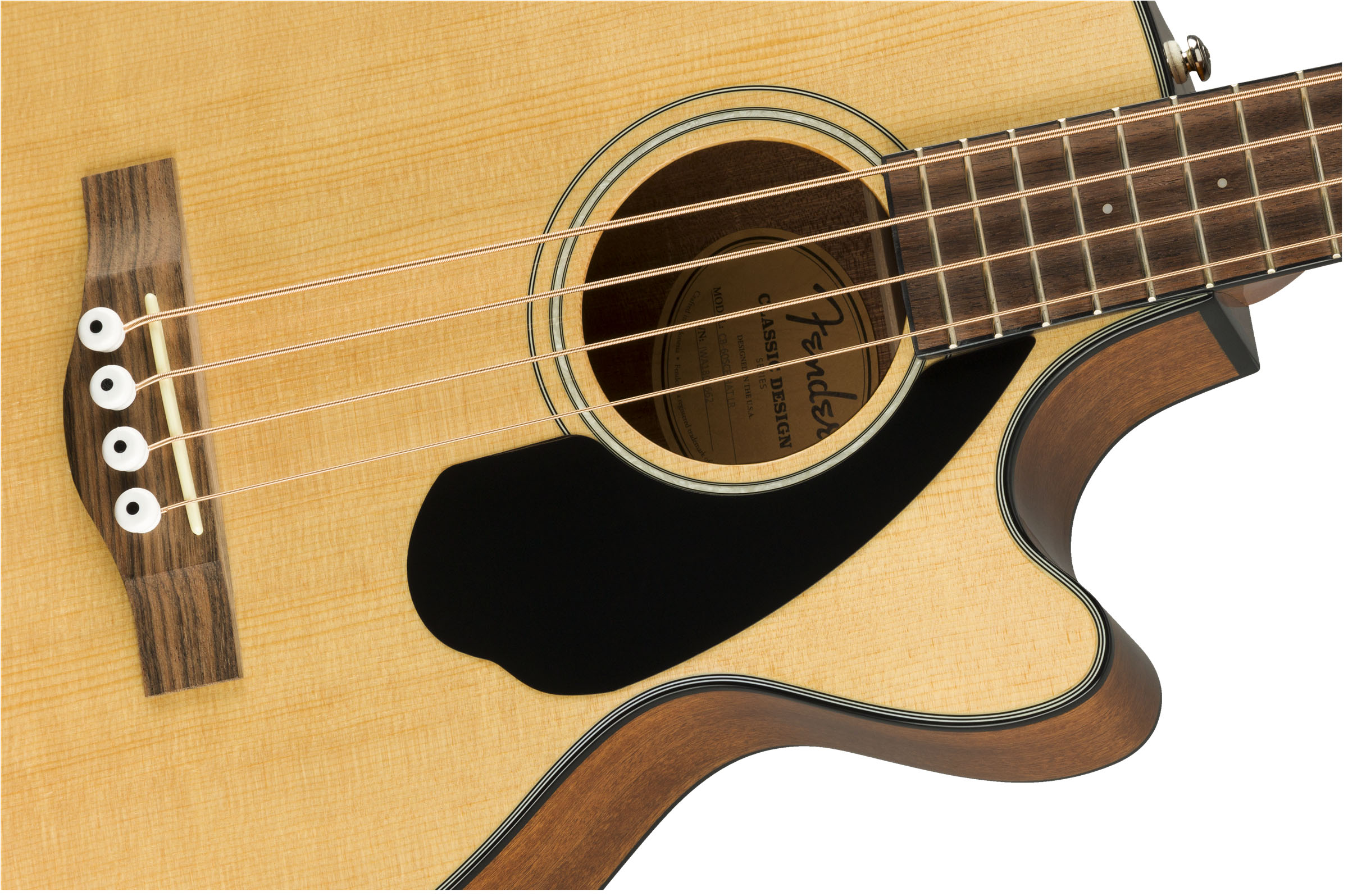 CB-60SCE Bass, Laurel Fingerboard, Natural - Image 5
