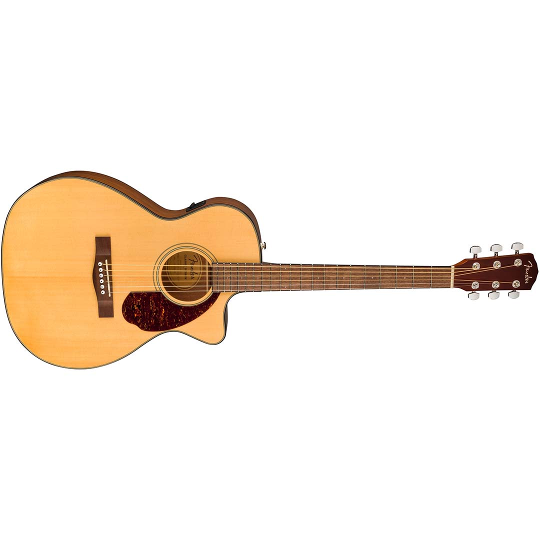 CC-140SCE Concert, Walnut Fingerboard, Natural with Case - Image 4