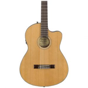 CN-140SCE Nylon Thinline, Walnut Fingerboard, Natural w/Case