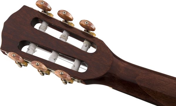 CN-140SCE Nylon Thinline, Walnut Fingerboard, Natural w/Case - Image 8