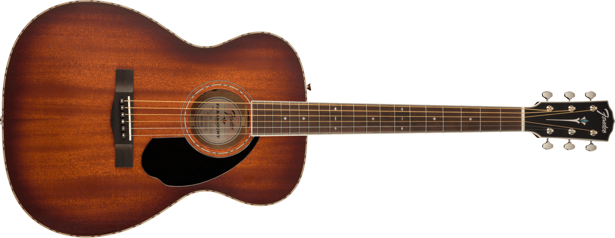 PO-220E Orchestra, All Mahogany, Ovangkol Fingerboard, Aged Cognac Burst - Image 2