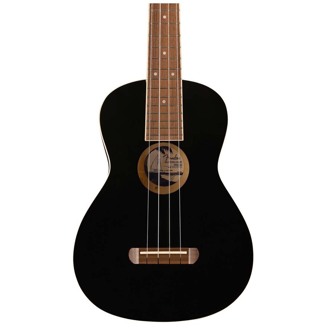 Avalon Tenor Ukulele, Walnut Fingerboard, Black