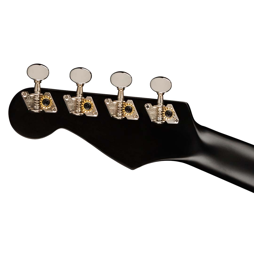 Avalon Tenor Ukulele, Walnut Fingerboard, Black - Image 6