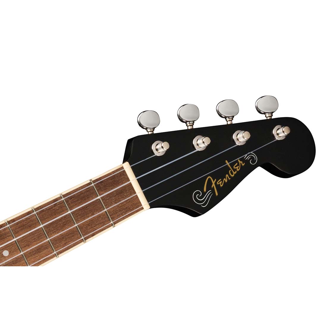 Avalon Tenor Ukulele, Walnut Fingerboard, Black - Image 5