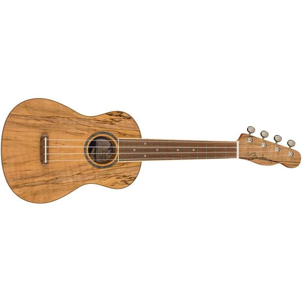 Zuma Exotic Concert Ukulele, Walnut Fingerboard, Spalted Maple - Image 2