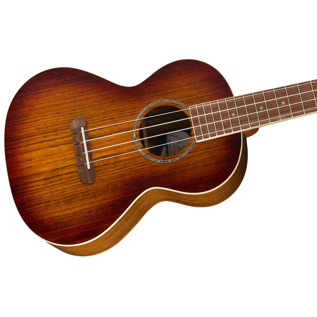 Rincon Tenor Ukulele, Walnut Fingerboard, Aged Cognac Burst - Image 4