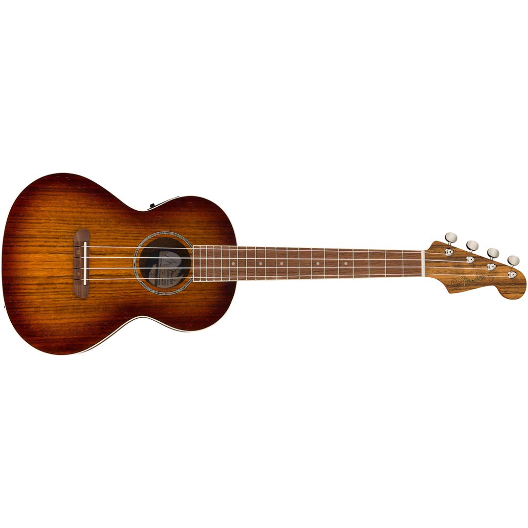 Rincon Tenor Ukulele, Walnut Fingerboard, Aged Cognac Burst - Image 2