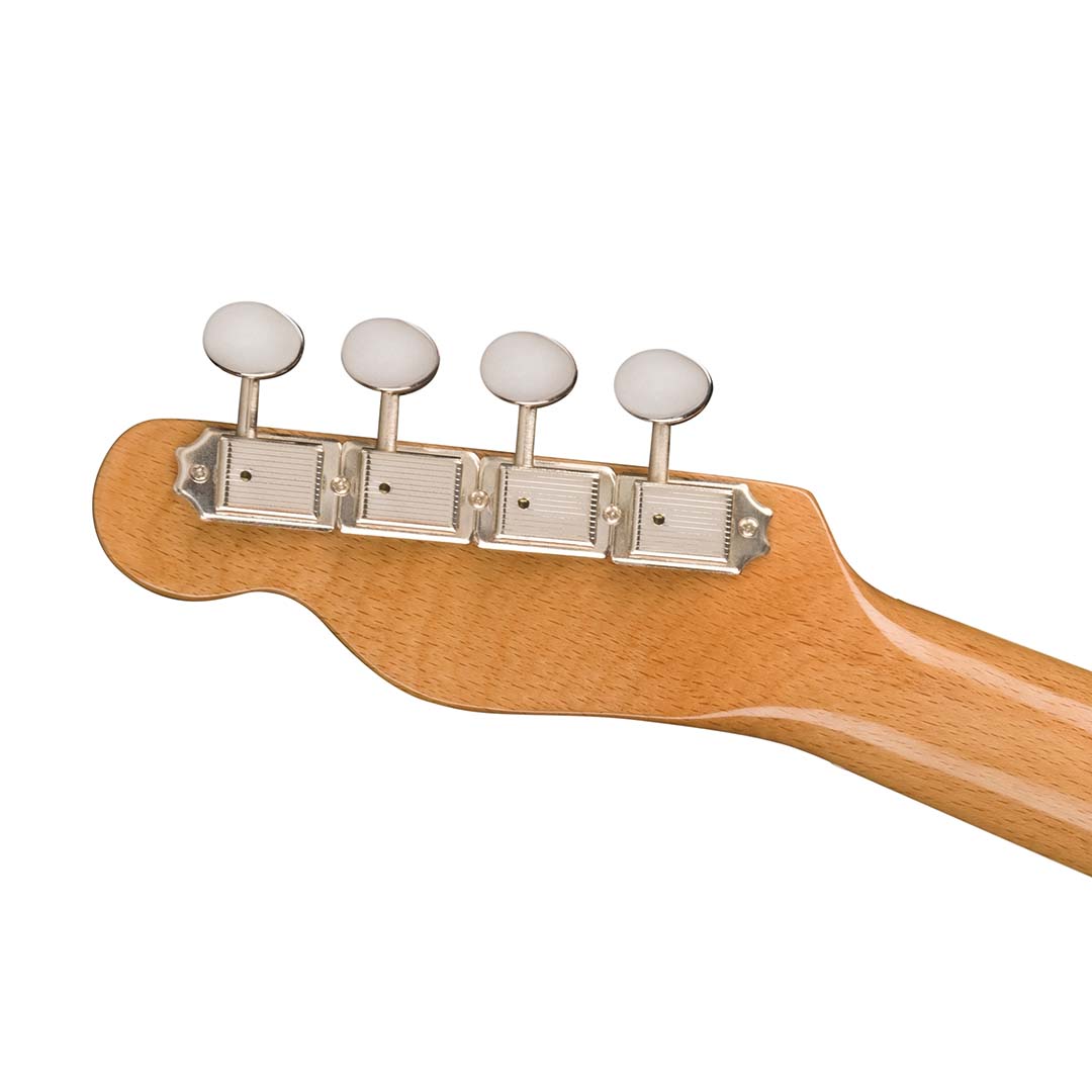 Fullerton Tele® Uke, Walnut Fingerboard, White Pickguard, Lake Placid Blue - Image 7