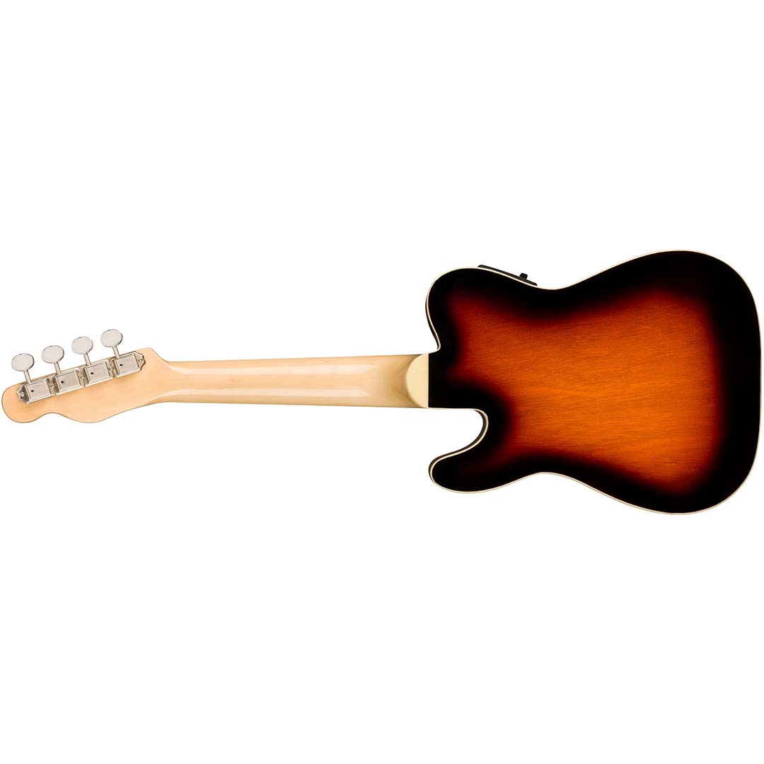 Fullerton Tele® Uke, Walnut Fingerboard, White Pickguard, 2-Color Sunburst - Image 3
