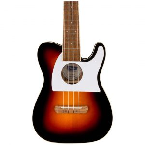 Fullerton Tele® Uke, Walnut Fingerboard, White Pickguard, 2-Color Sunburst