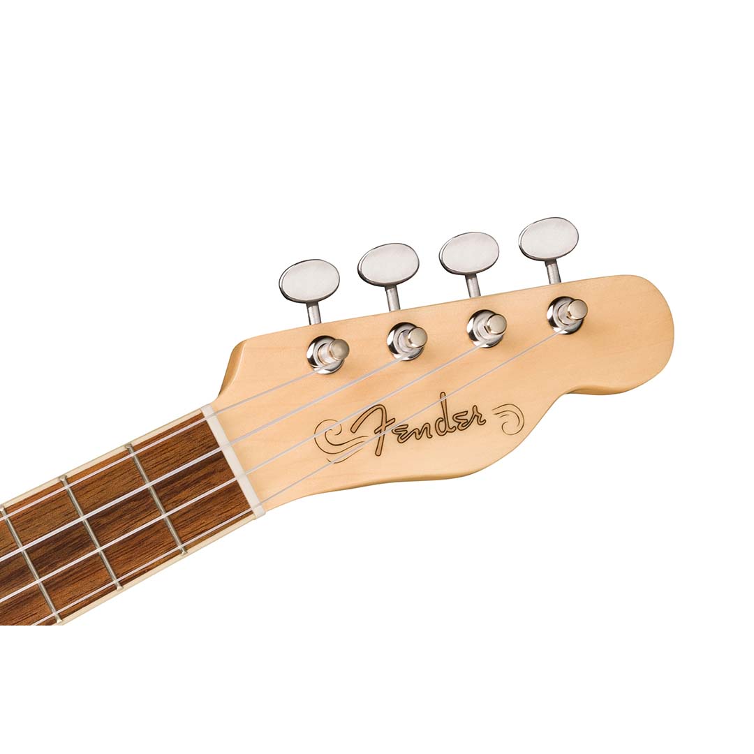 Fullerton Tele® Uke, Walnut Fingerboard, White Pickguard, 2-Color Sunburst - Image 6