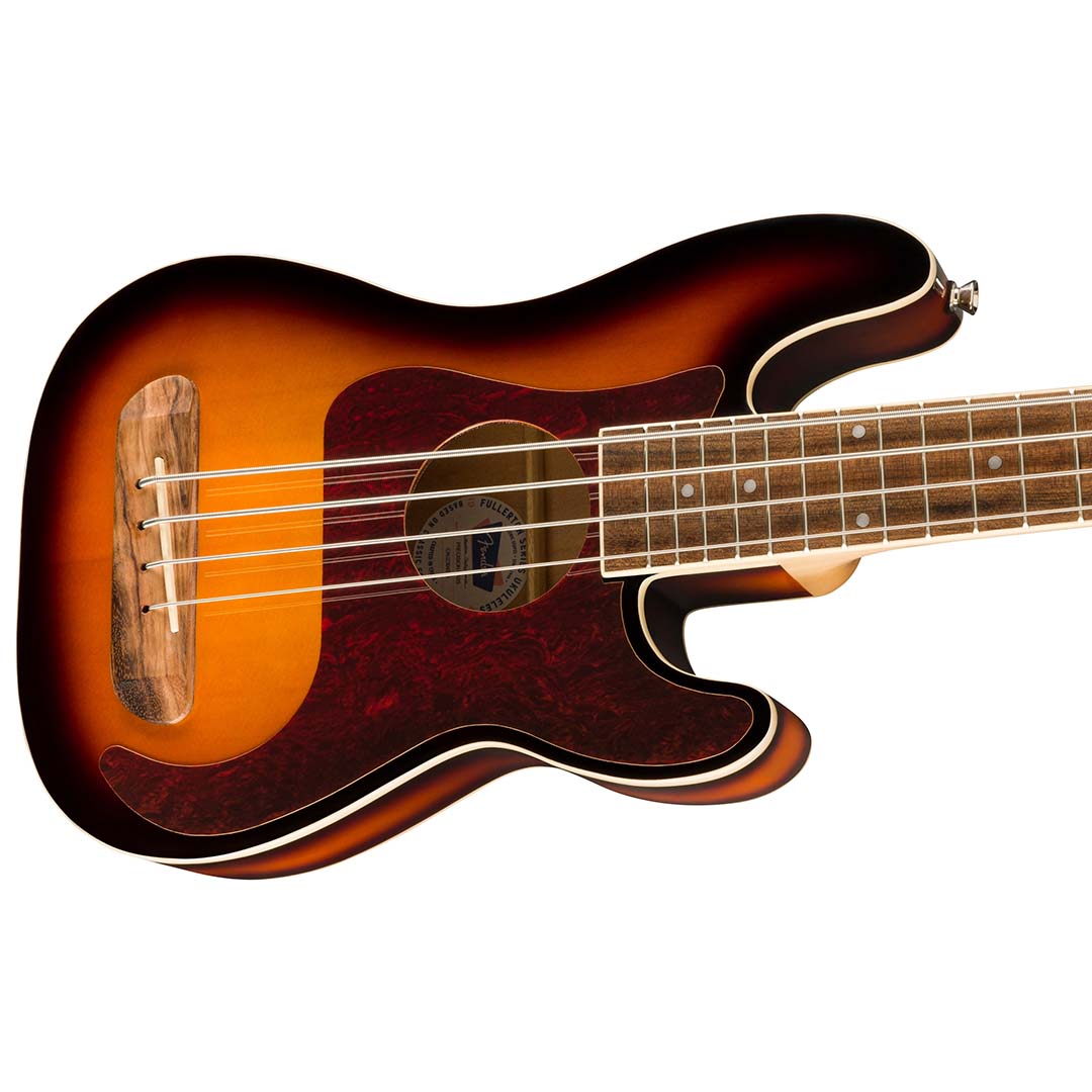 Fullerton Precision Bass® Uke, Walnut Fingerboard, Tortoiseshell Pickguard, 3-Color Sunburst - Image 5