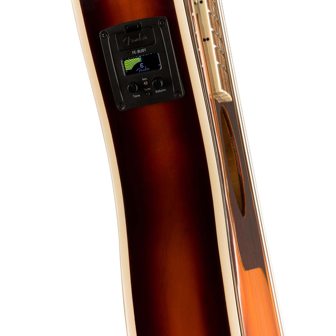 Fullerton Precision Bass® Uke, Walnut Fingerboard, Tortoiseshell Pickguard, 3-Color Sunburst - Image 8