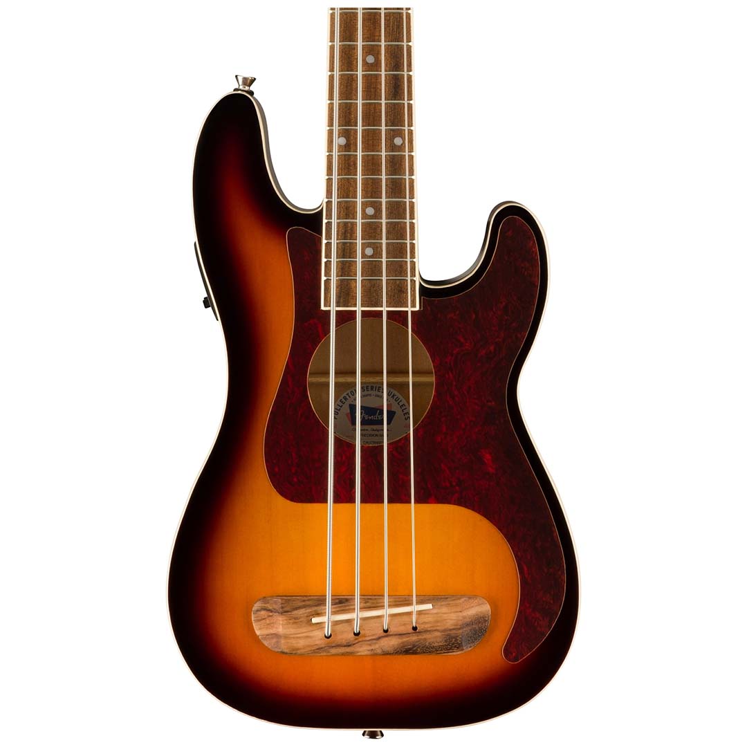 Fullerton Precision Bass® Uke, Walnut Fingerboard, Tortoiseshell Pickguard, 3-Color Sunburst