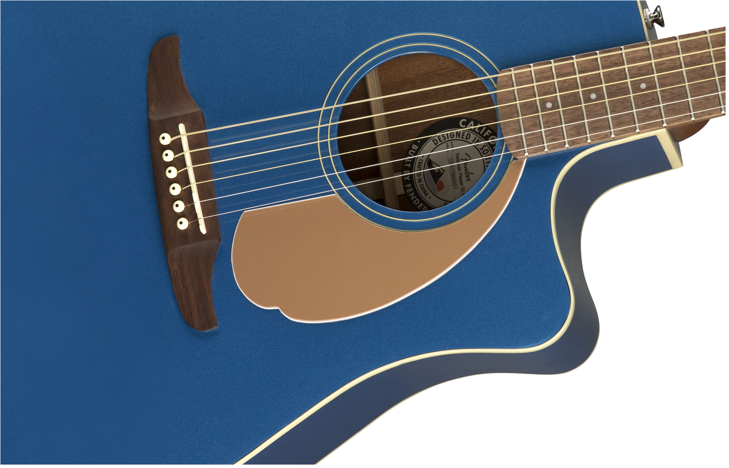 Redondo Player, Walnut Fingerboard, Belmont Blue - Image 5