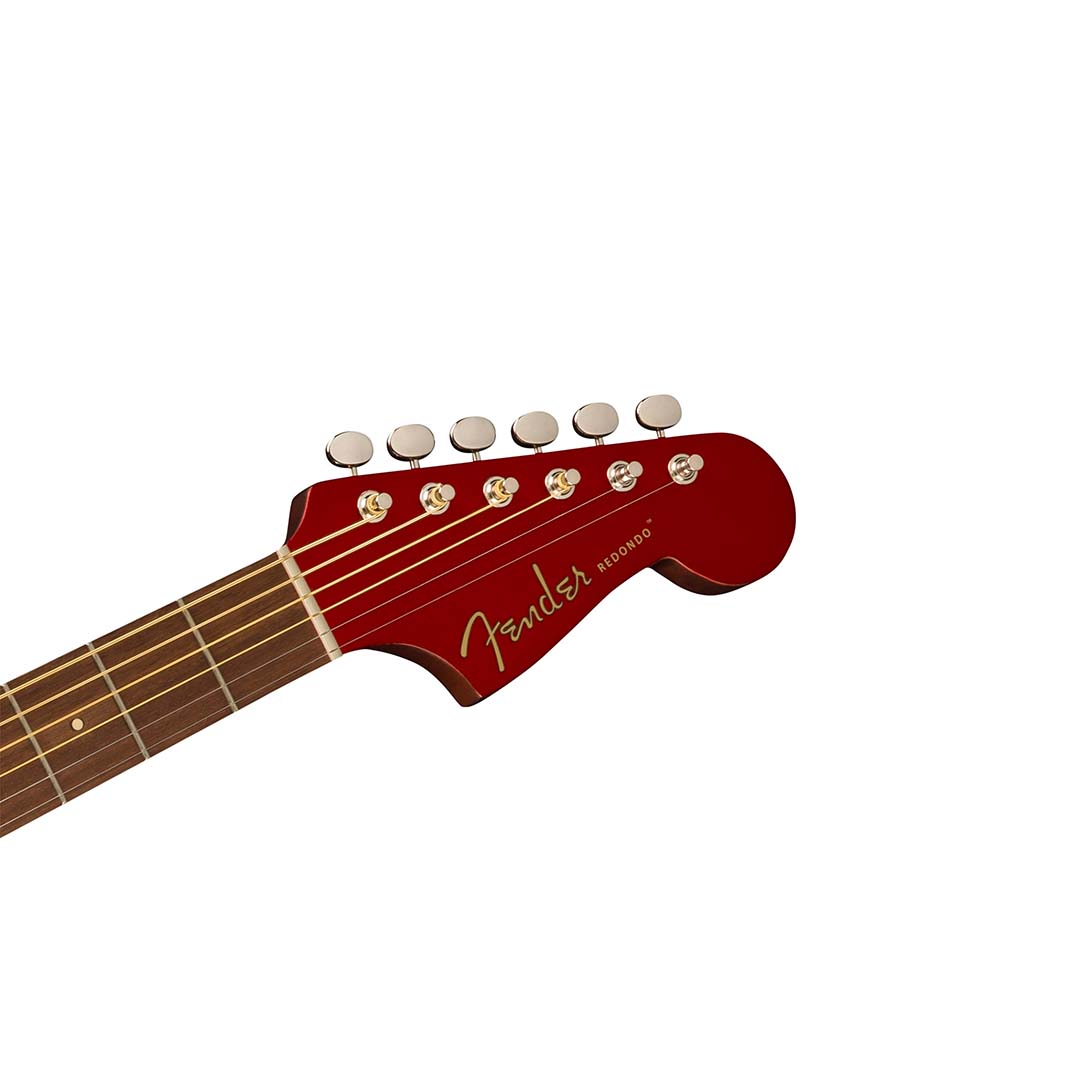 Redondo Player, Walnut Fingerboard, White Pickguard, Candy Apple Red - Image 6